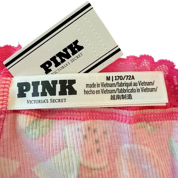 Victoria's Secret PINK Cheeky Lace Panties Womens Medium M LOT OF 4 VS Panty - Picture 7 of 9